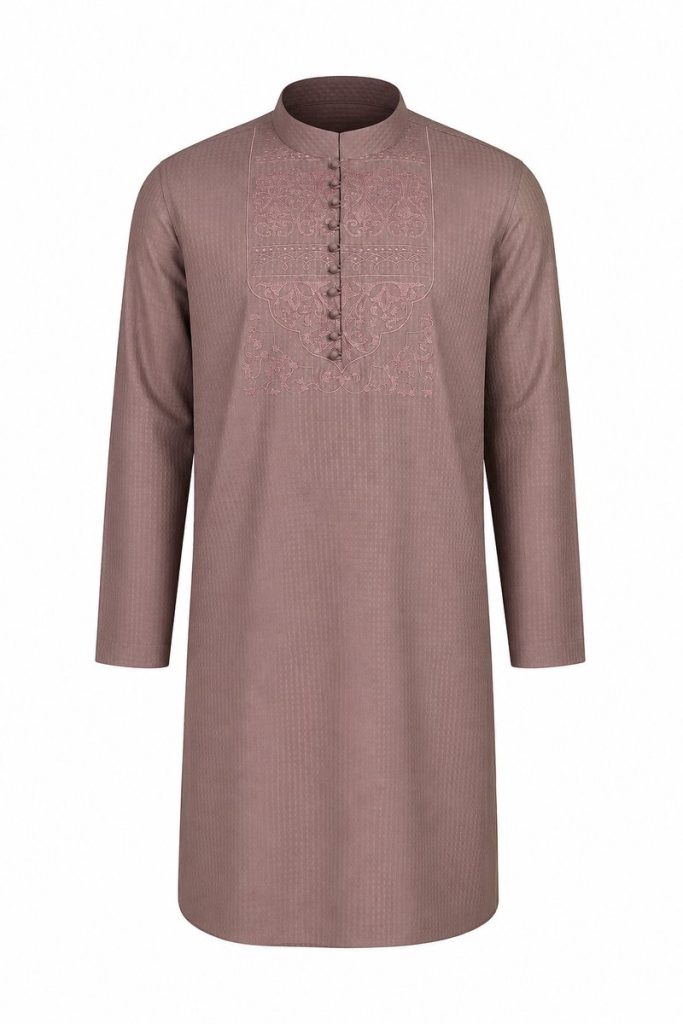 Zayran Signature Mauve Édition Panjabi — front view